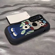 華為（HUAWEI）nova7軟膠手機殼適用nova65435i5z3ise防摔可愛寬松女款 泡芙-黑色-【掌門狗520】單殼 華為 nova 5i Pro