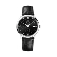 歐米茄（OMEGA）碟飛系列典雅系列經(jīng)典大氣時尚動力儲存自動機械男士手表39.5mm 424.13.40.21.01.001黑盤黑皮