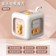 源樂堡（YuanLeBao）新品兒童蒙氏早教六面體忙碌球動動樂幼兒園寶寶益智玩具批 粉色