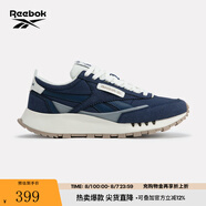 Reebok銳步官方24男女同款CL LEGACY W+休閑時尚復(fù)古運動鞋跑步鞋 24FRC903U1GB4 藍(lán)色/白色 43 (28cm),US：10