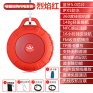 朗琴朗琴T350藍牙小音箱迷你低音炮大音量戶(hù)外運動(dòng)便攜式跑步插卡音響 紅色+讀卡器+充電線(xiàn)+音頻線(xiàn)