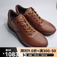 愛步（ECCO）代購(gòu)ECCO愛步歐文一腳蹬511524 511564休閑男鞋皮鞋 511564-02195棕色 41