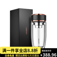 雷德夫（LEIDFOR）新品G21雙層玻璃杯男士隔熱水杯男款保溫茶杯兒童節新品 金色370ml
