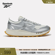 Reebok銳步官方25春季男女同款CL LEGACY W+戶(hù)外復古運動(dòng)休閑跑鞋 25SRC905U1GG8 深灰/白 38.5