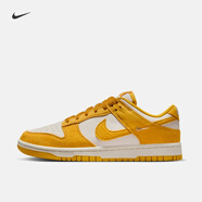 耐克（NIKE）官方NIKE DUNK LOW 女子運動鞋IB4417 101淡象牙白/暗硫色/帆白/金屬金 35.5