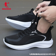 喬丹男鞋運(yùn)動(dòng)鞋男跑步鞋2025夏季網(wǎng)面透氣休閑鞋減震旅游鞋男士鞋子R 黑色/喬丹白-0226F 44.5