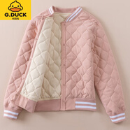 G.DUCKKIDS兒童棉服校服神器冬季內(nèi)搭男童保暖上衣棉衣內(nèi)膽中大童女童小棉襖 羊毛蠶絲*【速熱】―粉色 150cm