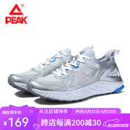 匹克（PEAK）態(tài)極1.0PLUS夏季輕薄網(wǎng)面透氣男跑步鞋軟底減震回彈輕便運動跑鞋 大白/淺灰(女款) 37