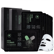 滬仁堂 玻尿酸鎖水蠶絲面膜補(bǔ)水保濕舒緩修護(hù)敏感肌控油6片 6片