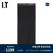 Helmut Lang IT 2023秋冬女裝半身裙新品個性歐美風拼接開叉中長裙5H0301XL BKX/黑色 0