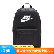 耐克NIKE雙肩包中性電腦包旅行HERITAGE休閑包書包 DC4244-010黑中