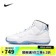 耐克（NIKE）【滔搏運動(dòng)】AIR JORDAN 11 RETRO BG籃球鞋 378038-104 36.5