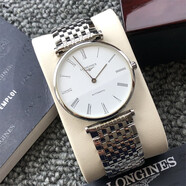 浪琴（LONGINES）【二手99新】浪琴（LONGINES）手表 嘉嵐系列男表 男士商務(wù)休閑超薄石英/全自動機械瑞表 36mm 機械羅馬 L4.908.4.11.6