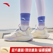 安踏（ANTA）【毒刺】運(yùn)動(dòng)鞋女鞋輕便跑步鞋減震防滑休閑鞋 -2白/迷霧紫/淡紫灰 38