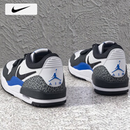 耐克（NIKE）男鞋球鞋 25夏季新款AIR JORDAN312運動(dòng)鞋休閑訓練氣墊籃球鞋子男 114-狼灰/鉆石藍/曬圖退10 45 （內長(cháng)290mm）