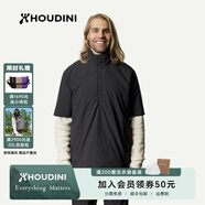 HOUDINI胡丁尼 All Weather T-Neck 全天候 男女款戶外保暖短袖棉服 True Black（純凈黑、黑色） M