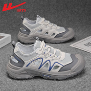 回力男鞋戶(hù)外涼鞋男2025年夏季新款厚底透氣休閑百搭涉水鞋鏤空溯溪鞋 深米/淺灰/深灰 40