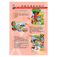 道路交通安全知識(shí)宣傳畫海報(bào)宣傳教育順口溜掛圖宣傳欄展板墻貼紙JTC JTC07 安全駕駛防事故 70*50厘米 PP貼紙