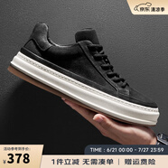 皓頓（HAUT TON）【黃圣池同款】休閑鞋男鞋頭層牛皮新品時(shí)尚小白鞋男板鞋休閑皮鞋 黑色 41 -適合運(yùn)動(dòng)鞋42碼