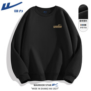 回力（Warrior）衛(wèi)衣男士春秋季2025新款美式寬松大碼無帽運(yùn)動(dòng)上衣圓領(lǐng)外套男款潮