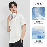 SEPTWOLVES七匹狼涼感短袖圓領(lǐng)T恤男士多彩7A 803(本白)_主播力薦 M 165_84A_