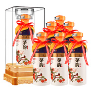 茅臺集團 瑞柿亞克力禮盒53度醬香型白酒禮盒 過(guò)節送禮 53度 500mL 6瓶 整箱