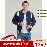 HARRINGTON男士外套學(xué)院風(fēng)開衫單排扣棒球領(lǐng)上衣藍(lán)色春秋25新款VARSITY-BLUE 藍(lán)色 L (EU)
