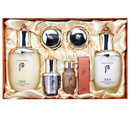 后（The history of Whoo）后天氣丹套裝花獻(xiàn)華泫水乳霜精華眼霜套盒皇后套裝女禮盒護(hù)膚品 天氣丹水乳精華6件套盒修復(fù)