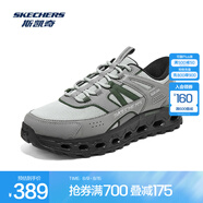 斯凱奇（Skechers）Skechers男士戶外鞋237647 灰色/薄荷綠/GYGR 42