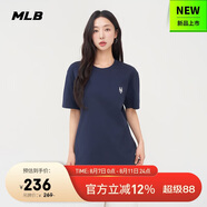 MLB短袖T恤男女時(shí)尚夏季休閑經(jīng)典純色圓領(lǐng)25新款3ATSB0153-09NYS-XL