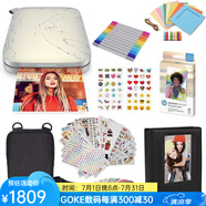 HP5XH49A 便攜式即時(shí)照片打印機纖薄時(shí)尚 學(xué)生女友禮物Sprocket Select 打印機入門(mén)套件 兼容iOS和安卓 防污、防水和抗撕裂打印 支持云打印，增強現實(shí)功能