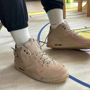 耐克（NIKE）男鞋秋季新款運動(dòng)鞋AIR MAX氣墊休閑鞋AJ4兄弟款實(shí)戰籃球鞋子男 AT0057-200棕色 40