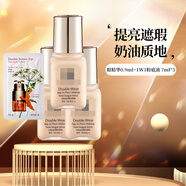 CLARINSEstee Lauder原生液粉底液 護膚旅行裝組合中小樣補水保濕 眼部精華0.9ml+DW粉底液1W1 7ml*3