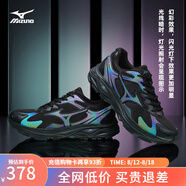 美津濃（MIZUNO）【RACER S】男女運(yùn)動(dòng)鞋跑步鞋軟彈緩震透氣慢跑鞋子 01/黑色 38 (240mm)