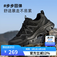 駱駝牌 登山鞋休閑戶(hù)外透氣網(wǎng)面運(yùn)動(dòng)鞋耐磨徒步鞋 P15M379009 暗夜黑 39