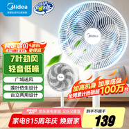 美的（Midea） 電風(fēng)扇 家用風(fēng)扇7葉落地扇立式輕音節(jié)能大風(fēng)量電扇臺(tái)扇迷你扇臺(tái)立兩用轉(zhuǎn)頁(yè)扇空氣循環(huán)扇安靜低音 店長(zhǎng)推薦丨7葉勁風(fēng) 百萬(wàn)單品 家用落地扇