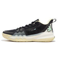 361°燃戰籃球鞋2026年春季新款男鞋運動(dòng)鞋361度正品球鞋男 曜石黑/羽毛白 44