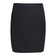 G2000女裝純色修身包臀裙職業(yè)通勤半身裙正裝西裙 深藍_79 XXS 150_60A_