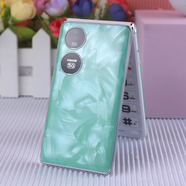 HONOR新款5G全網(wǎng)通老年手機(jī)老年人手機(jī)翻蓋機(jī)3.0寸大屏款移動(dòng)聯(lián)通電信可插卡 綠色 華為Type-C充電口 官方標(biāo)配