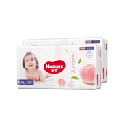 好奇（Huggies）鉑金裝小桃褲透氣紙尿褲拉拉褲NB/S/M/L/XL小桃桃紙尿褲 拉拉褲XXL104片