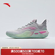 安踏（ANTA）【KAI SPEED】歐文先驅(qū)1代丨氮科技實戰(zhàn)低幫籃球鞋男112441114 沙?；?蓮花粉-7 44