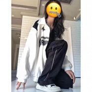 閨哲美式復(fù)古棒球服女ins潮2025春秋薄款寬松學(xué)生bf慵懶風(fēng)炸街外套 白色【春秋】版 薄款 M 86-105斤【高品質(zhì)】
