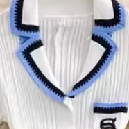 NTKW跨境歐美新款POLO領(lǐng)Dress女裝氣質(zhì)修身針織連衣裙女夏長裙 短袖白色 S