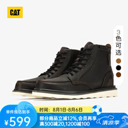 CAT卡特馬丁靴工裝鞋男鞋新復(fù)古回潮機(jī)車靴P7049/P712950/P712947 黑色P712947 40