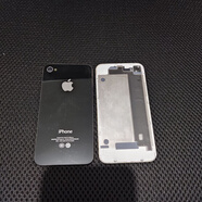 紅蘋果 RED APPLE蘋果4手機4s后蓋8成新以上非全新iphone4s5/5s后殼6/6s/plus外殼 蘋果4s白色后蓋8成新