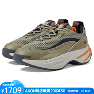 鱷魚(yú)（LACOSTE） 法國(guó)鱷魚(yú)男士老爹鞋Odyssa 123網(wǎng)眼透氣跑步鞋緩震網(wǎng)球鞋9868637 Khaki/-White 美碼10=歐碼43