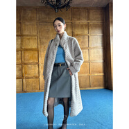 鷺青一原創(chuàng  )【冷屏】高腰半身裙女秋復古霧面A字顯瘦pu皮短裙 灰色 XL (現貨)