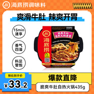海底撈自熱火鍋 方便速食出游免煮脆爽牛肚火鍋435g