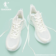 喬丹（QIAODAN）女鞋運(yùn)動(dòng)鞋女2025秋季新款網(wǎng)面透氣休閑軟底慢跑鞋女簡約時(shí)尚鞋子象牙色/霜青色40