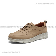 暇步士（Hush Puppies）2024春新款簡(jiǎn)約通勤男休閑皮鞋B6R05AM4 B6R05 卡其色 38